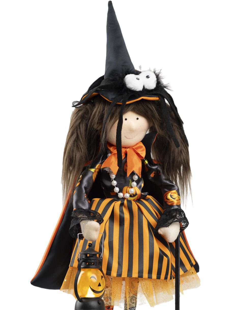 Figura decorativa Halloween con forma de Bruja 4