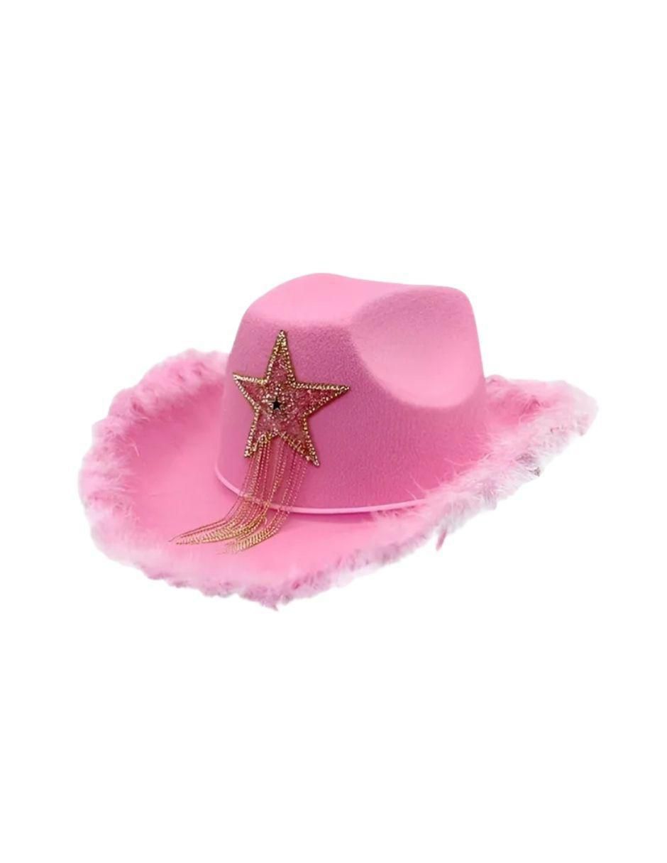 Sombrero para disfraz de Vaquero estrella 3