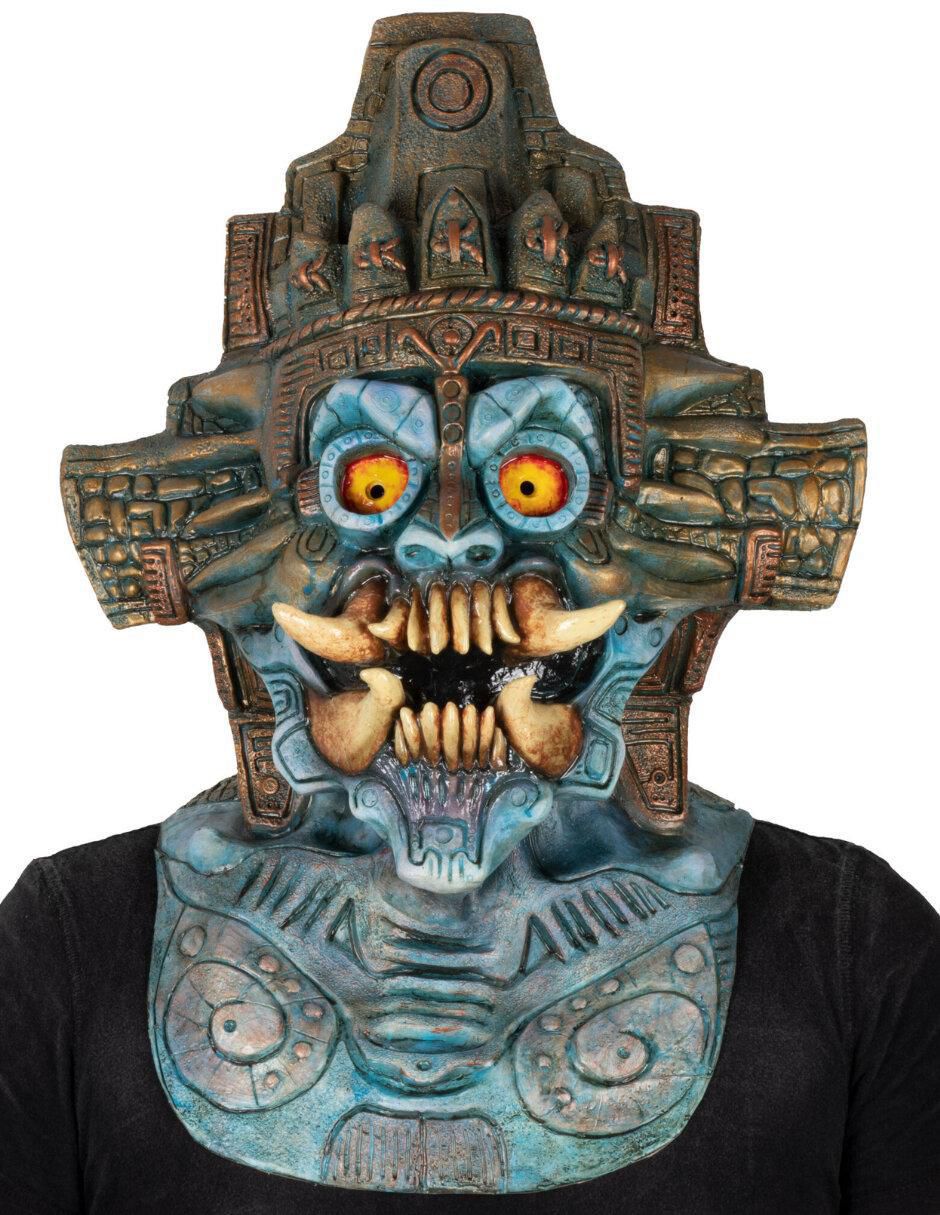 Máscara para disfraz de Dios Tlaloc Monstruo Mythological Monsters 3