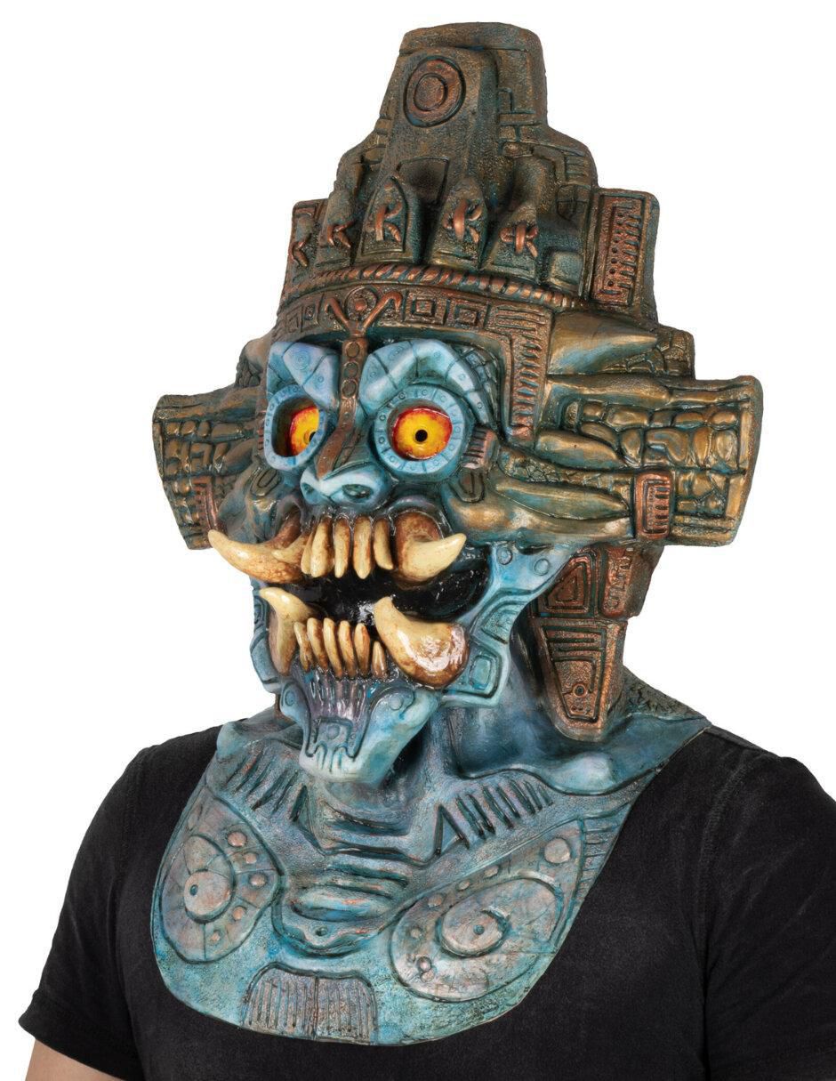 Máscara para disfraz de Dios Tlaloc Monstruo Mythological Monsters 4