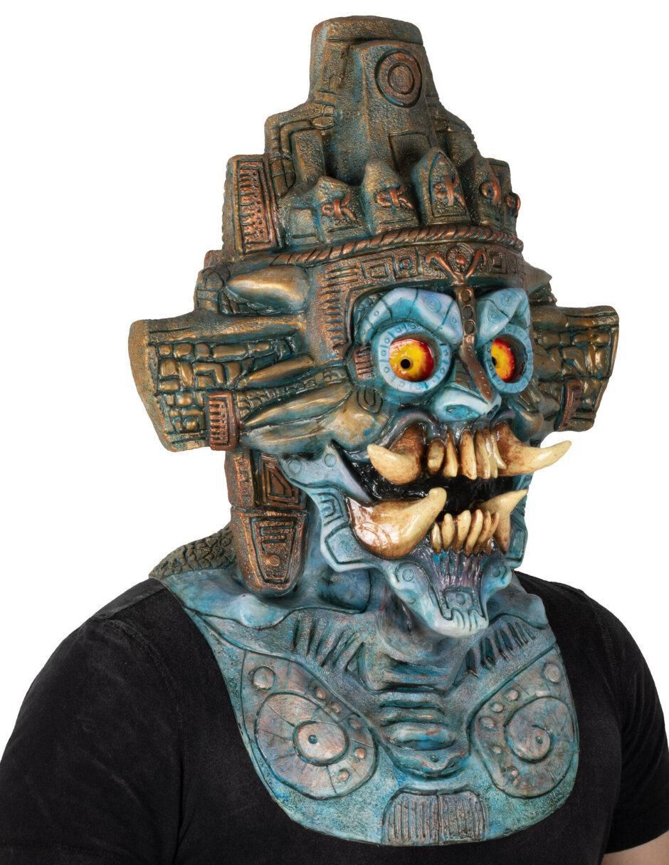 Máscara para disfraz de Dios Tlaloc Monstruo Mythological Monsters 8