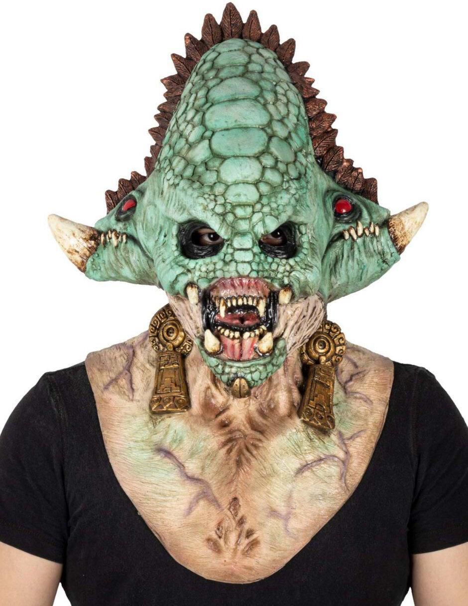 Máscara para disfraz de Quetzalcóatl Monstruo Mythological Monsters 2