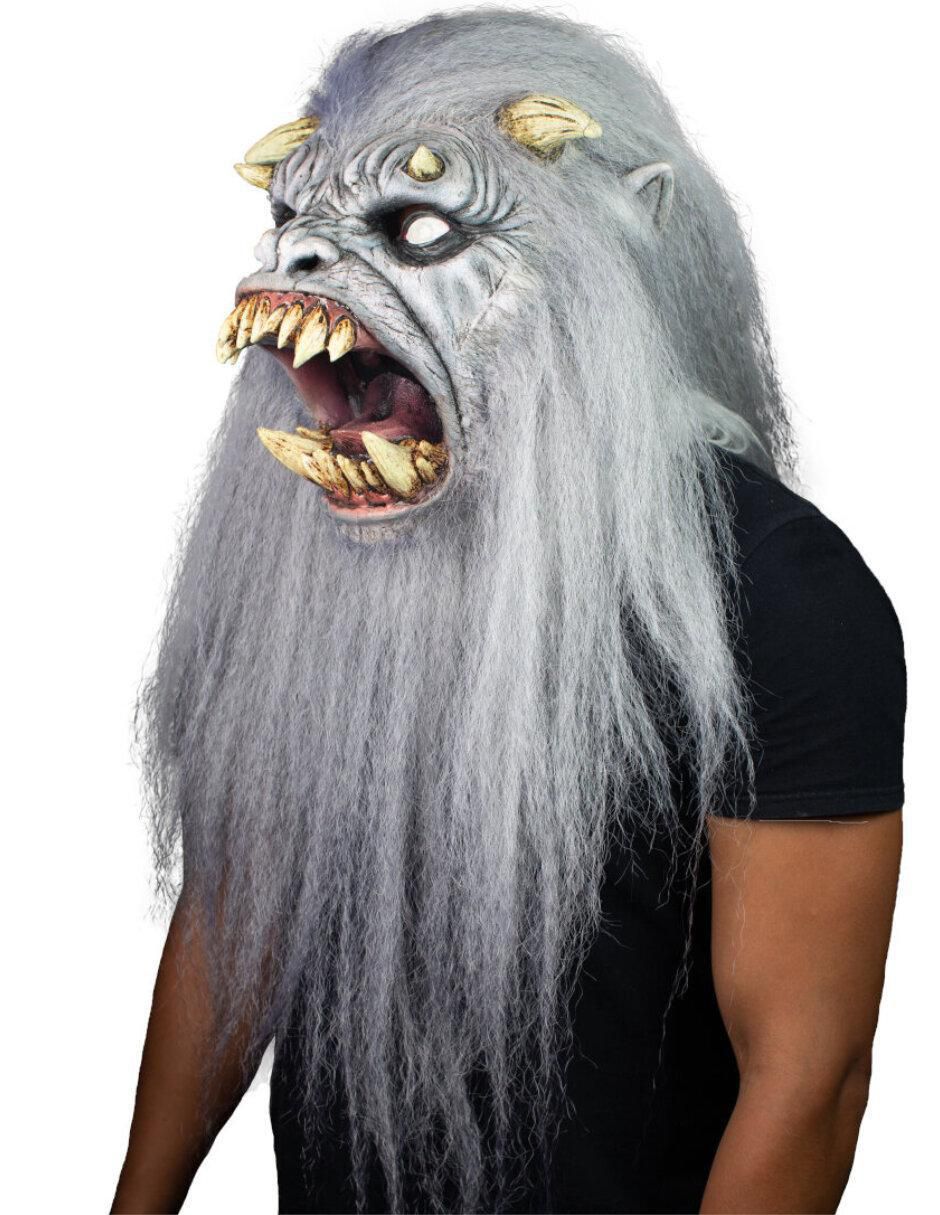 Máscara para disfraz de Yeti salvaje asesino Mythological Monsters 2