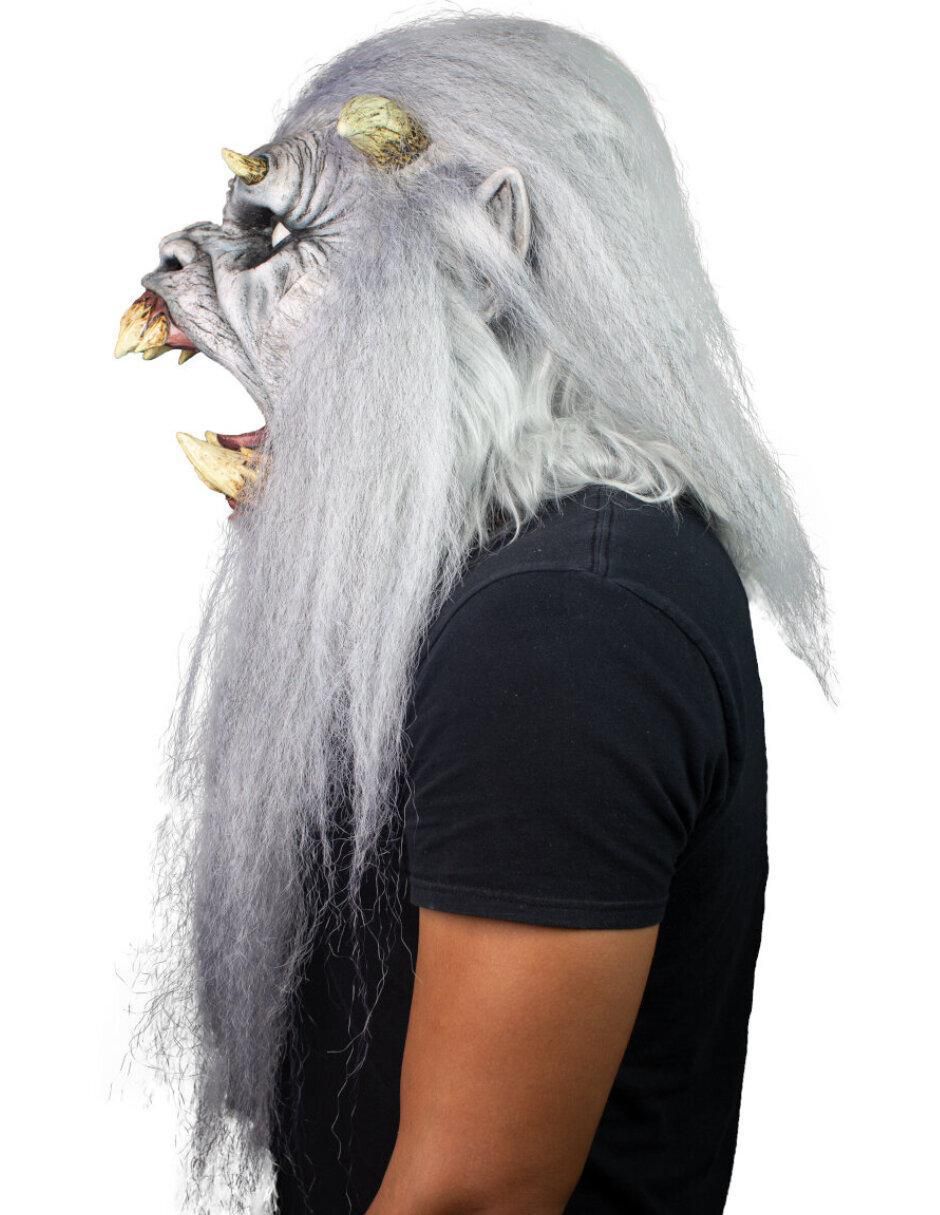 Máscara para disfraz de Yeti salvaje asesino Mythological Monsters 3
