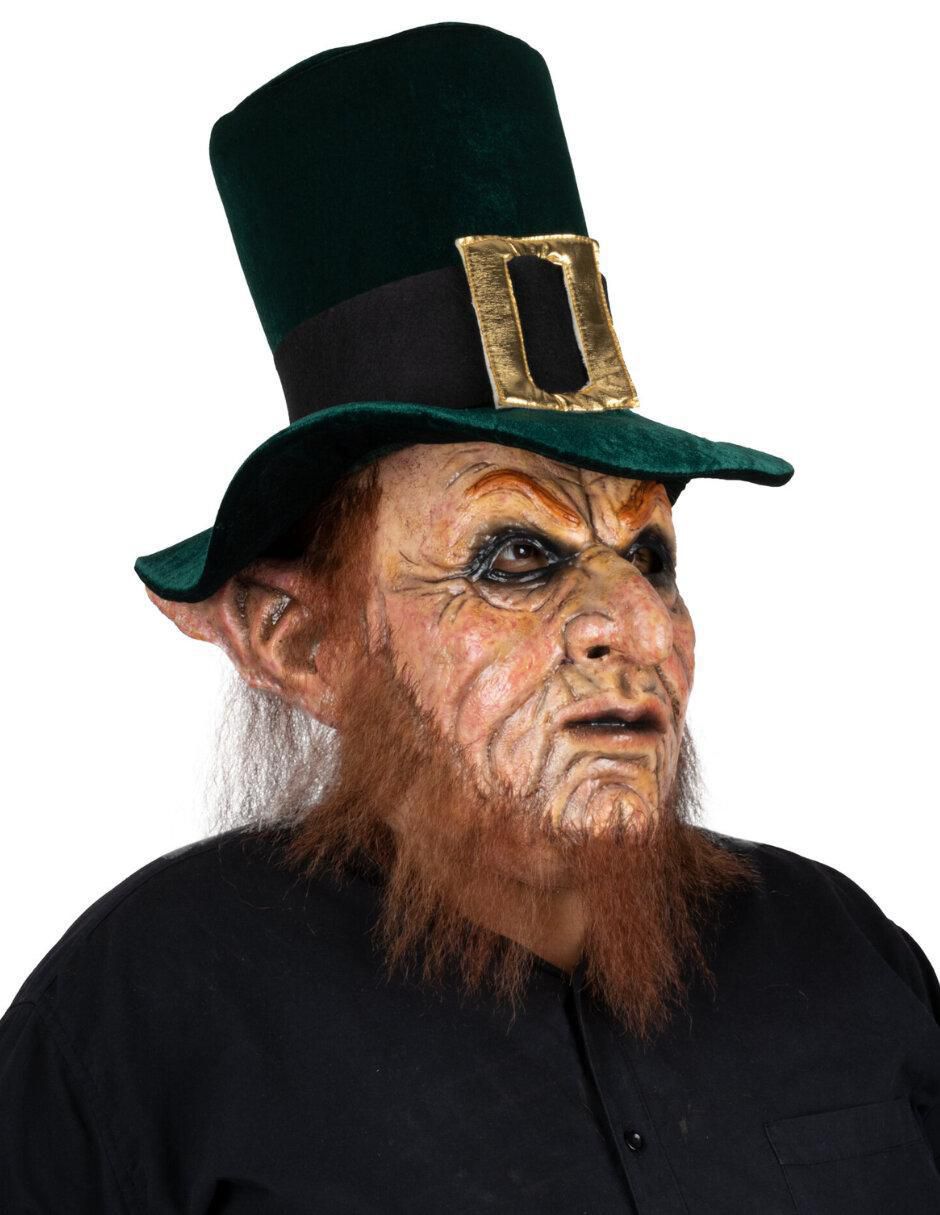 Máscara para disfraz de Leprechaun maligno Mythological Monsters 3
