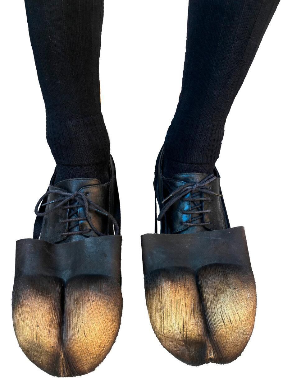 Cubre zapatos para disfraz de Pezuñas Demonio Cabrio Devils 2