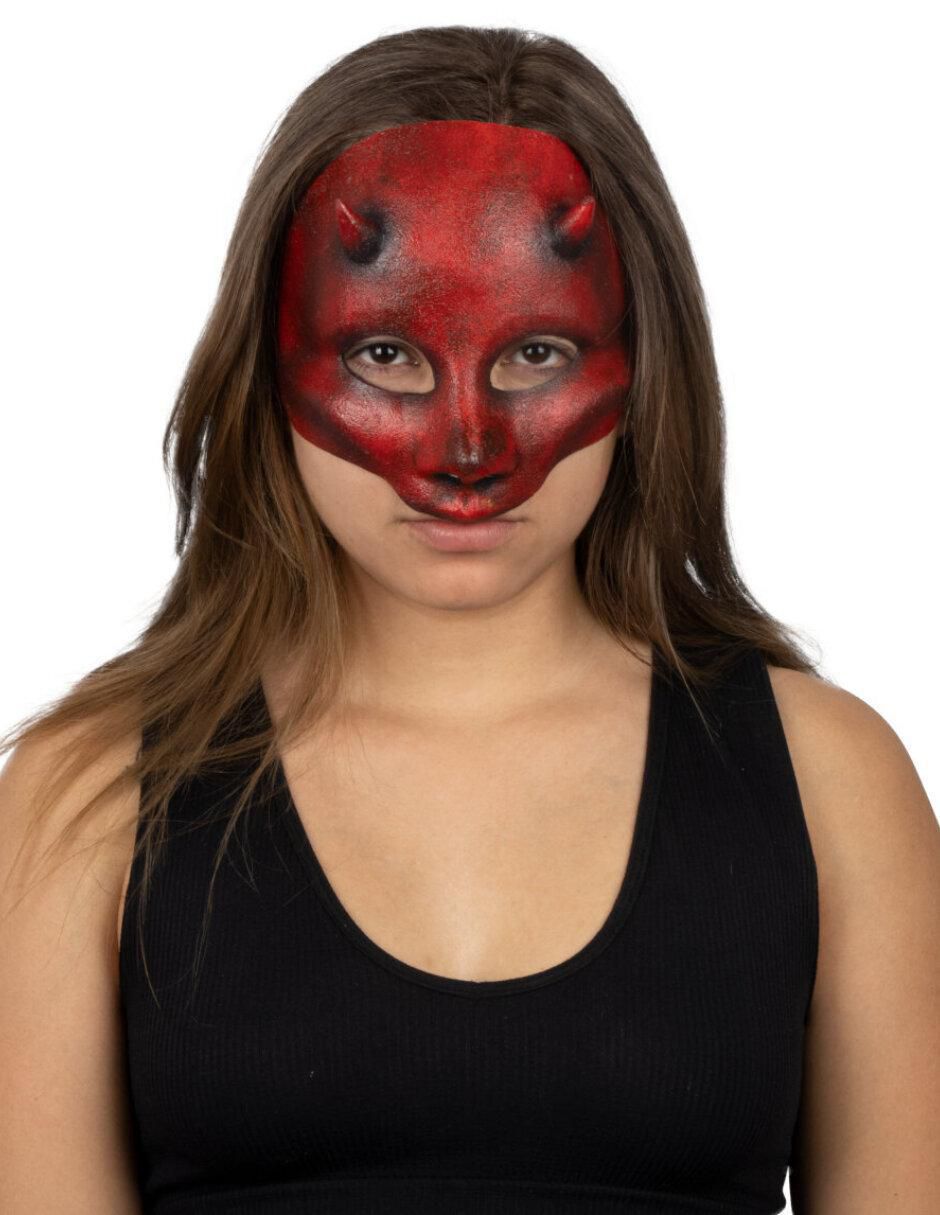 Máscara para disfraz de Diabla Siniestra Devils