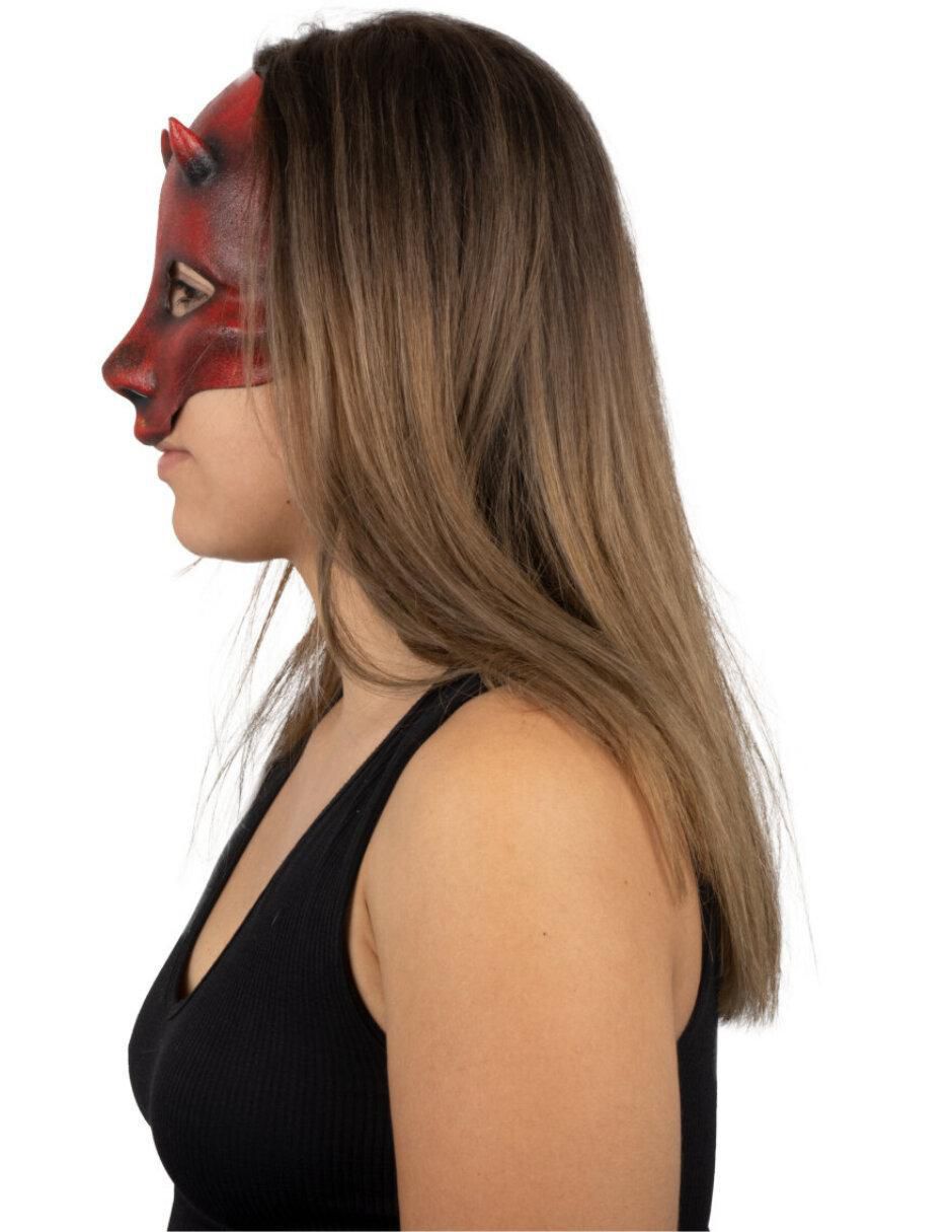 Máscara para disfraz de Diabla Siniestra Devils 3
