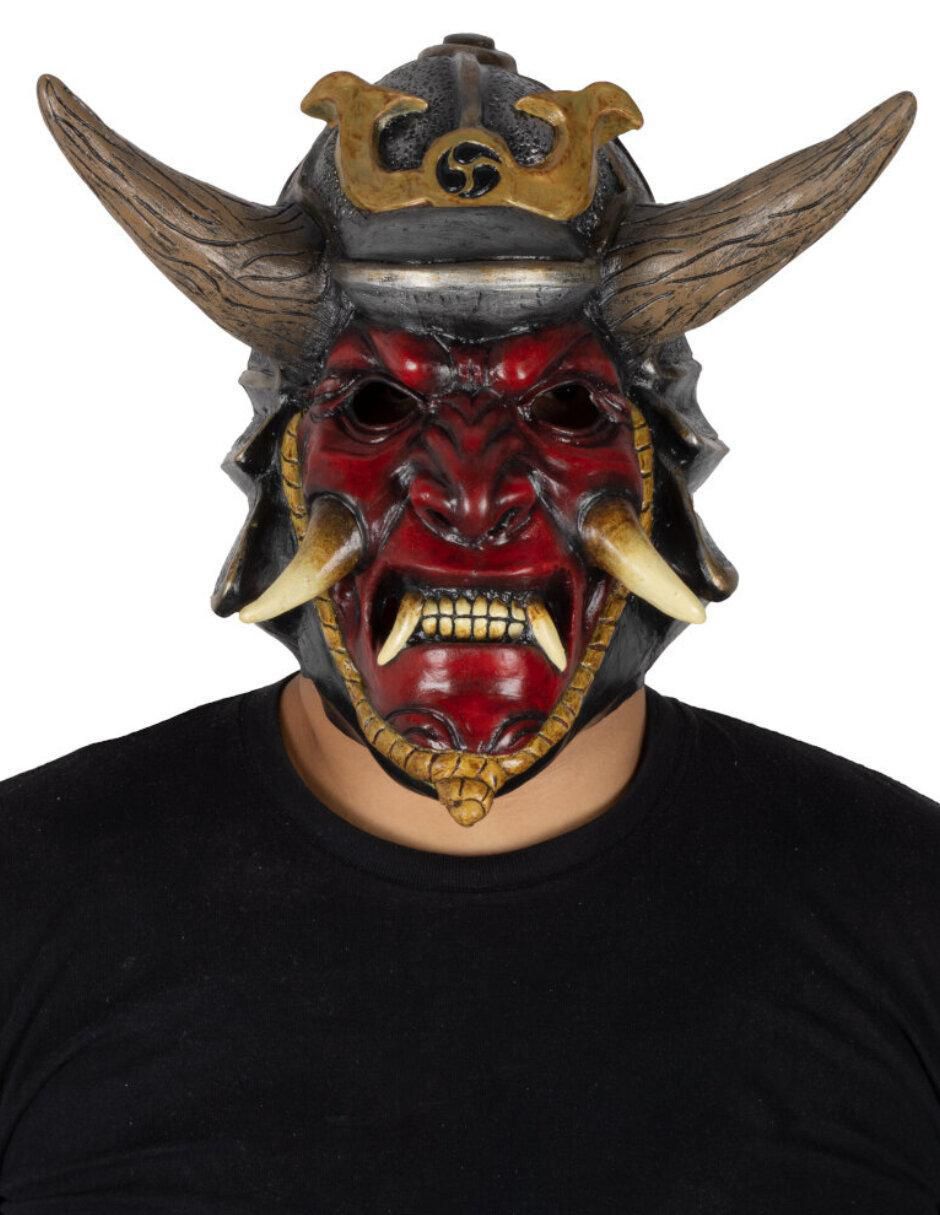 Máscara para disfraz de Samurai Ddemoniaco Devils 2