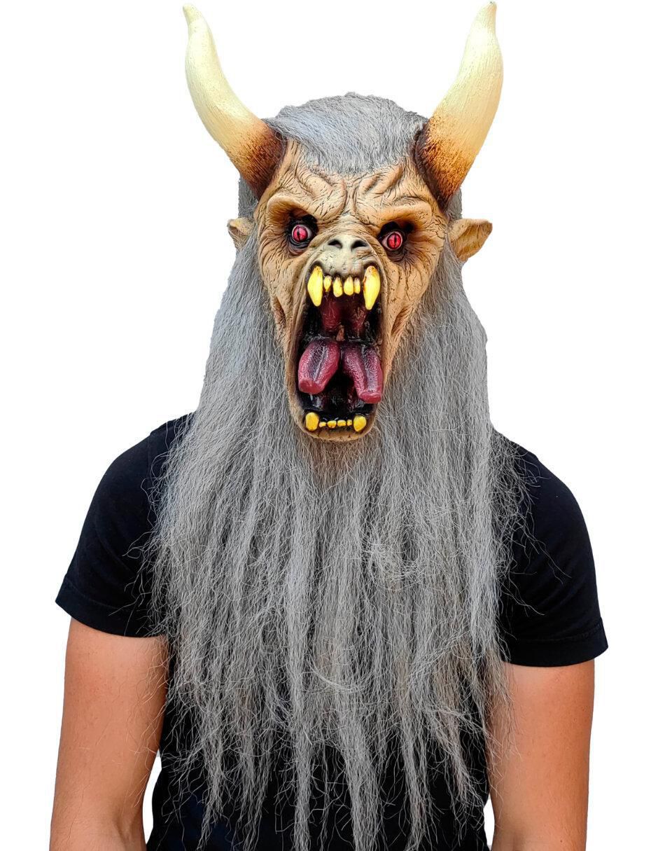 Máscara para disfraz de Demonio Krampus Devils 2