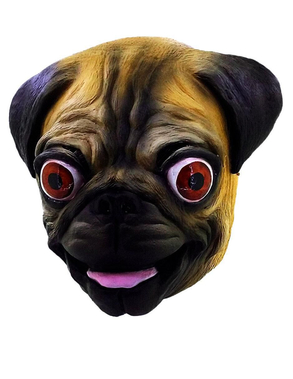 Máscara para disfraz de Perrito pug adorable Animals 2