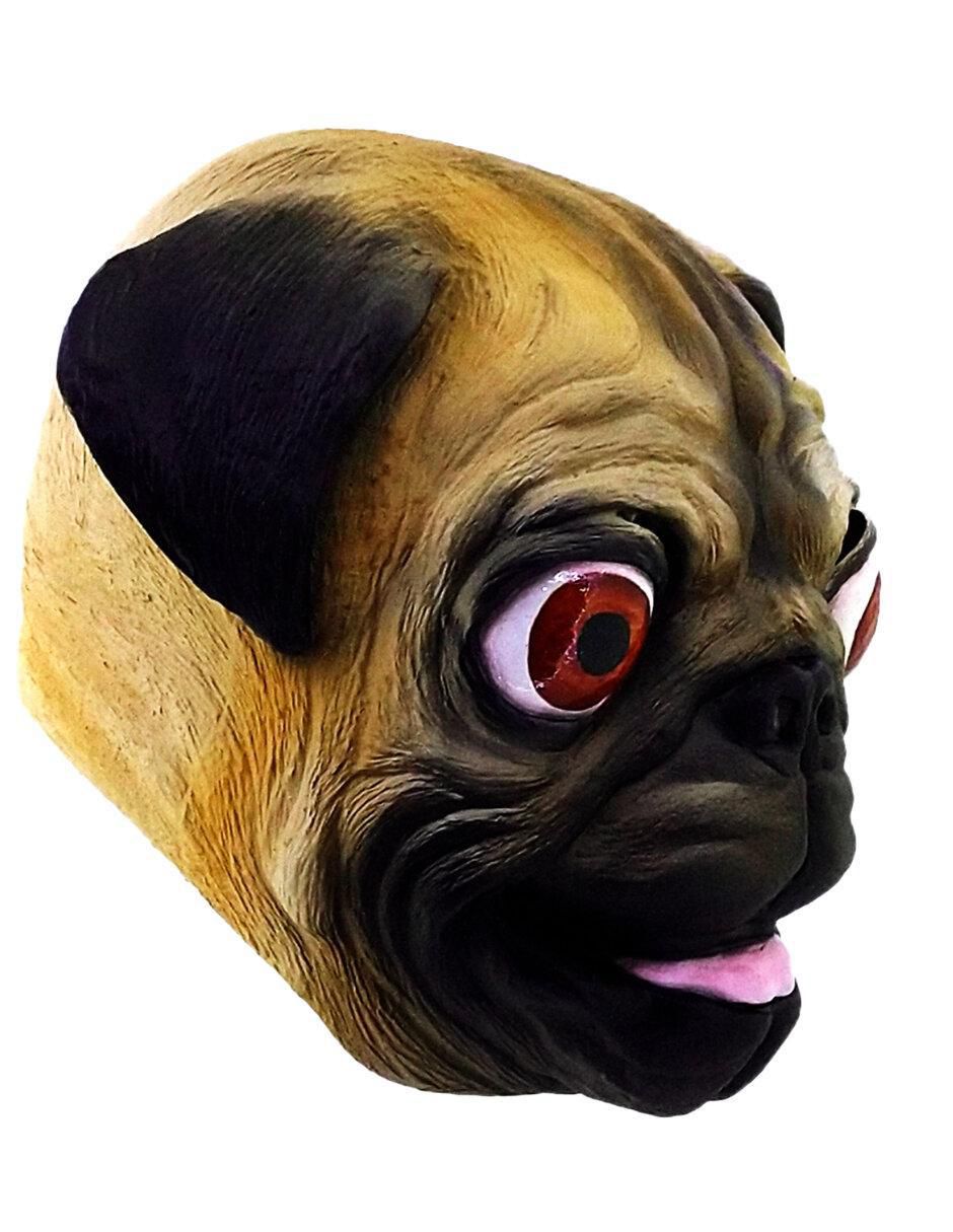 Máscara para disfraz de Perrito pug adorable Animals 6