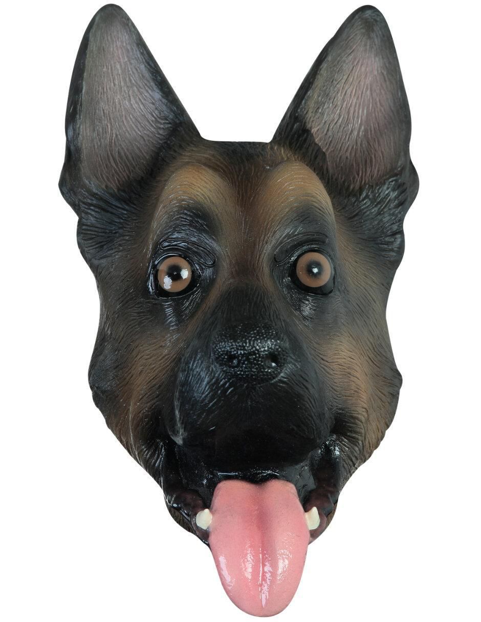 Máscara para disfraz de Perro Pastor Aleman Animals