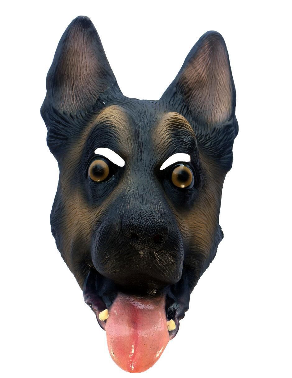 Máscara para disfraz de Perro Pastor Aleman Animals 3