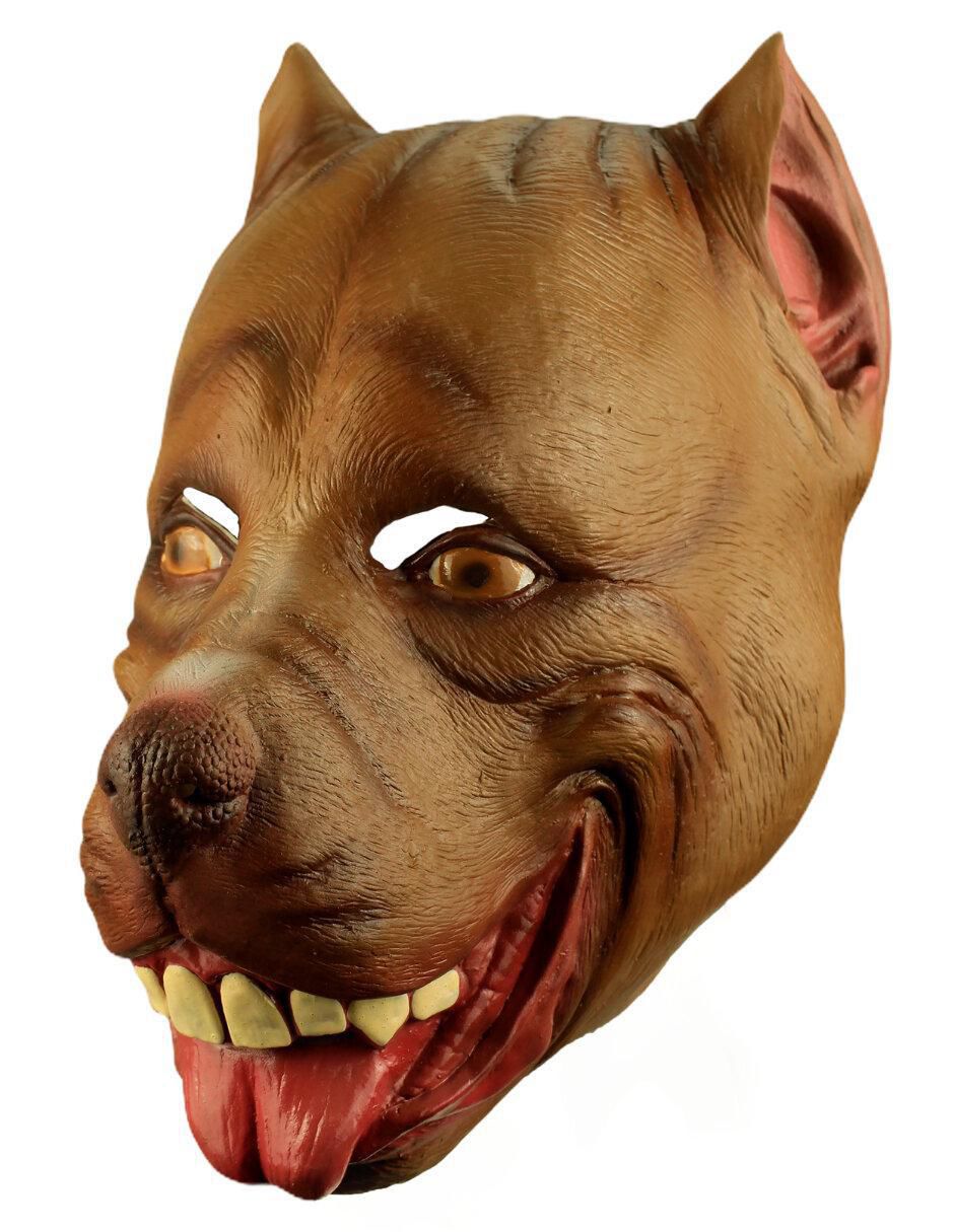 Máscara para disfraz de Perro Pitbull Riendo Animals 3