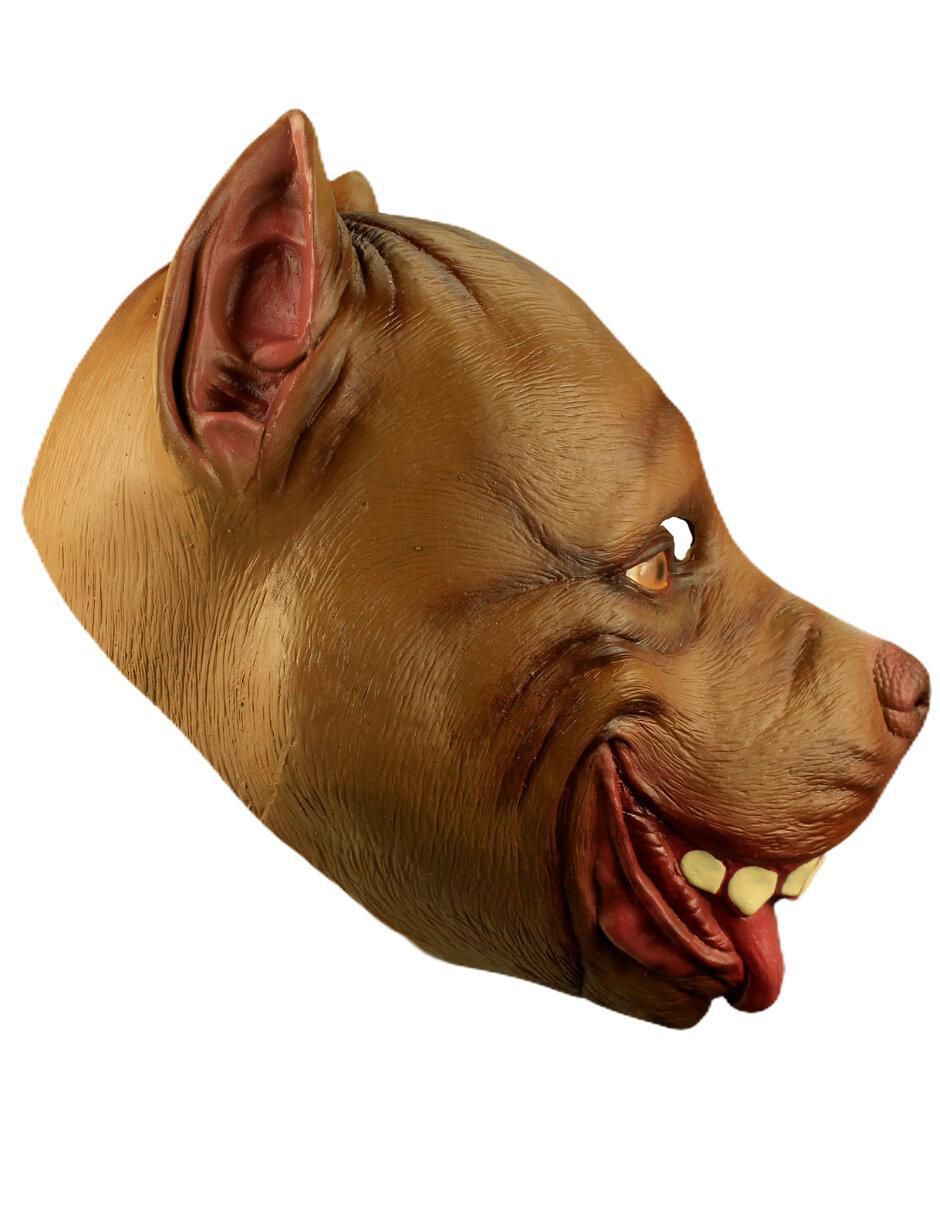 Máscara para disfraz de Perro Pitbull Riendo Animals 6