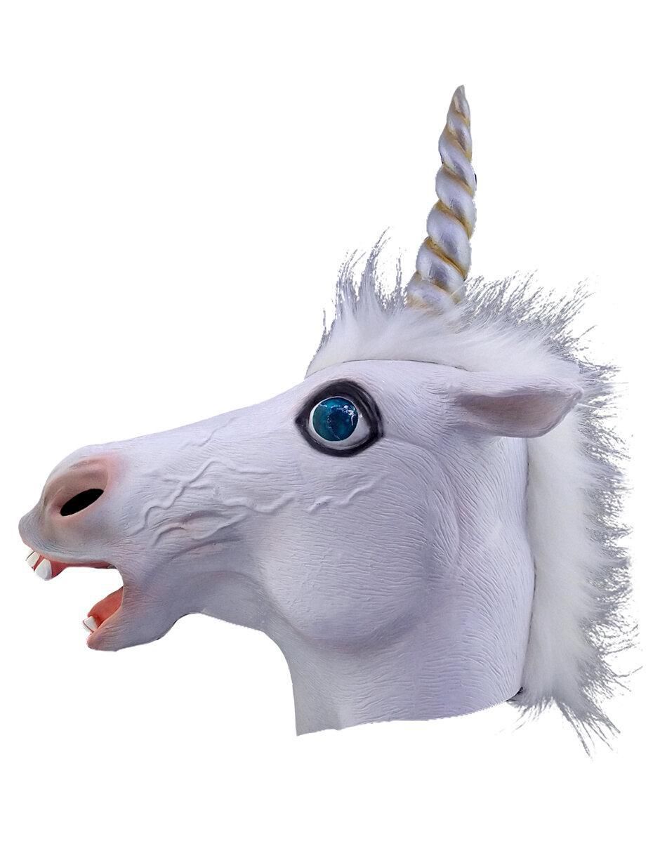 Máscara para disfraz de Unicornio Sonriente Animals 4