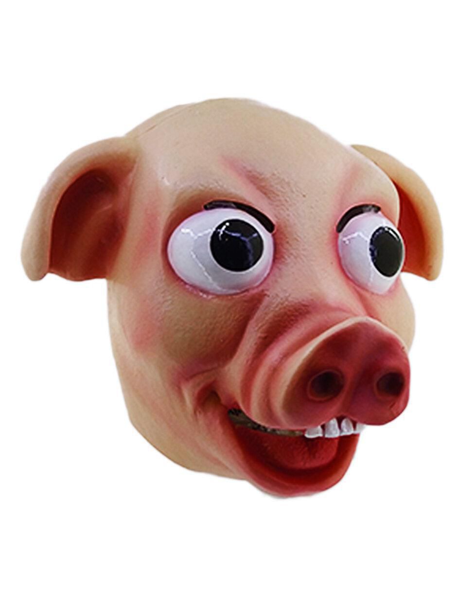 Máscara para disfraz de Cerdo sonriente Animales 3