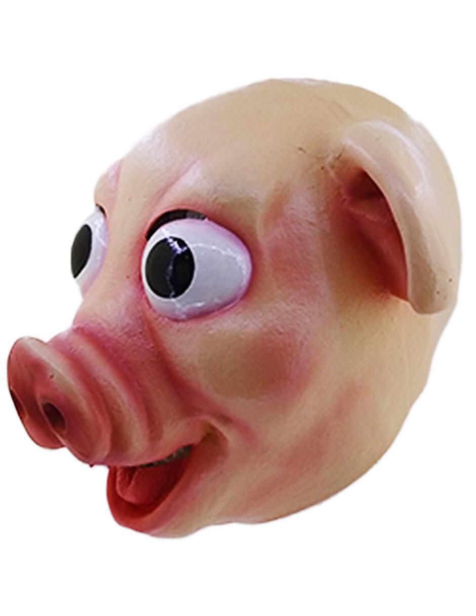Máscara para disfraz de Cerdo sonriente Animales 7