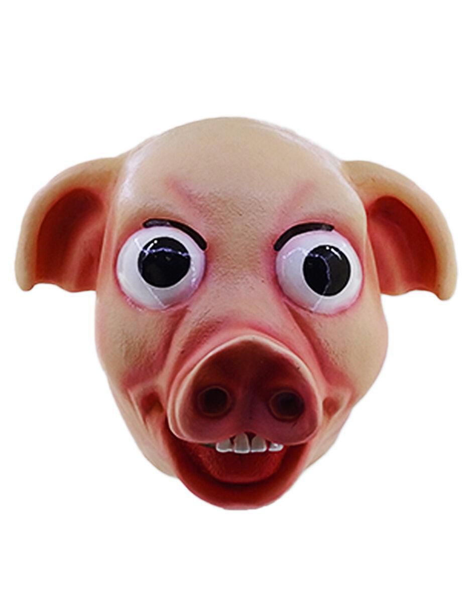 Máscara para disfraz de Cerdo sonriente Animales 8