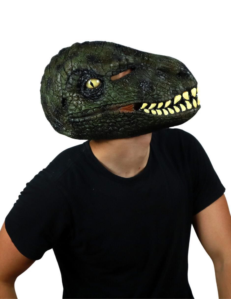 Máscara para disfraz de Velociraptor salvaje Animals 7