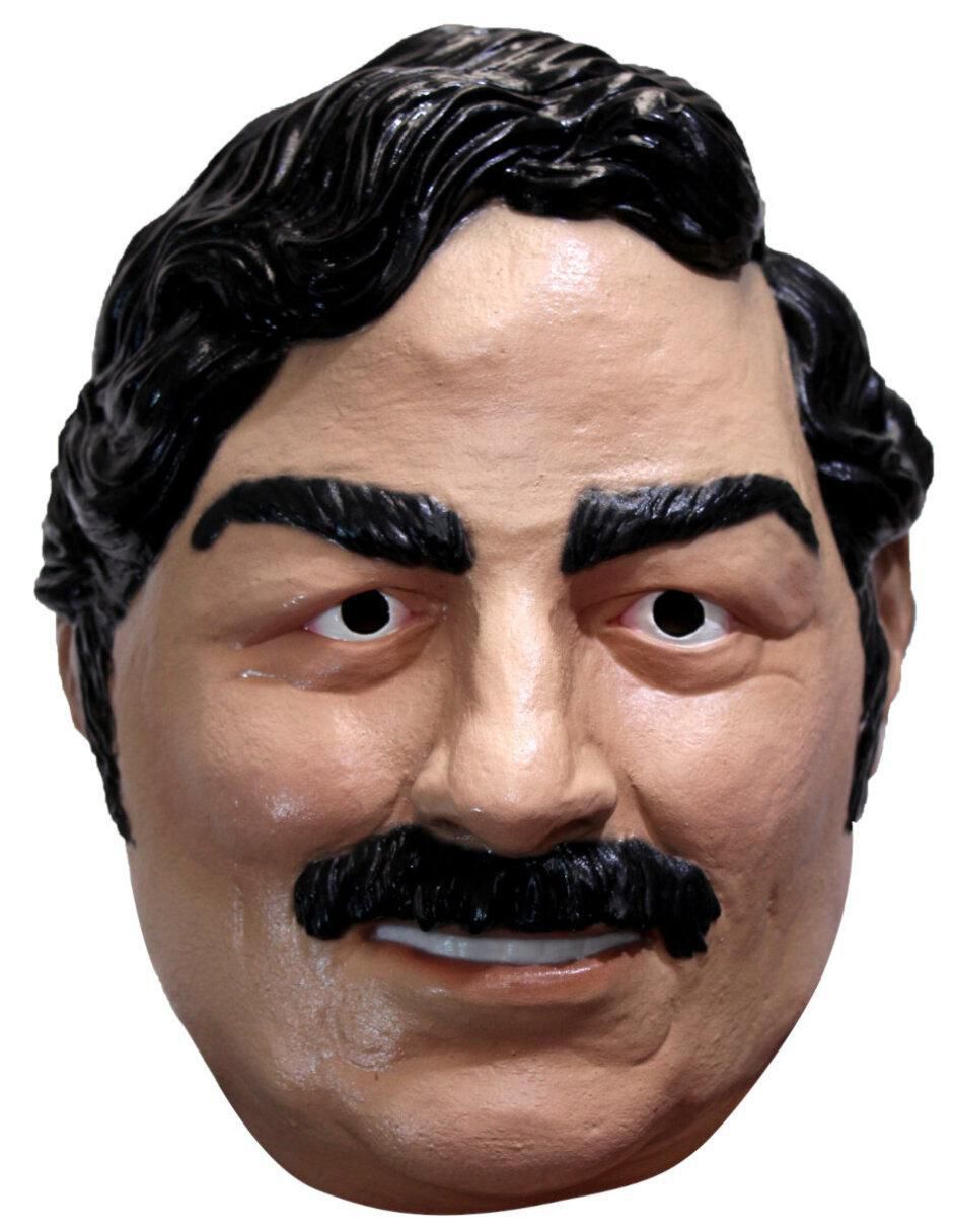 Máscara para disfraz de Pablo Escobar Cosplay Famous People