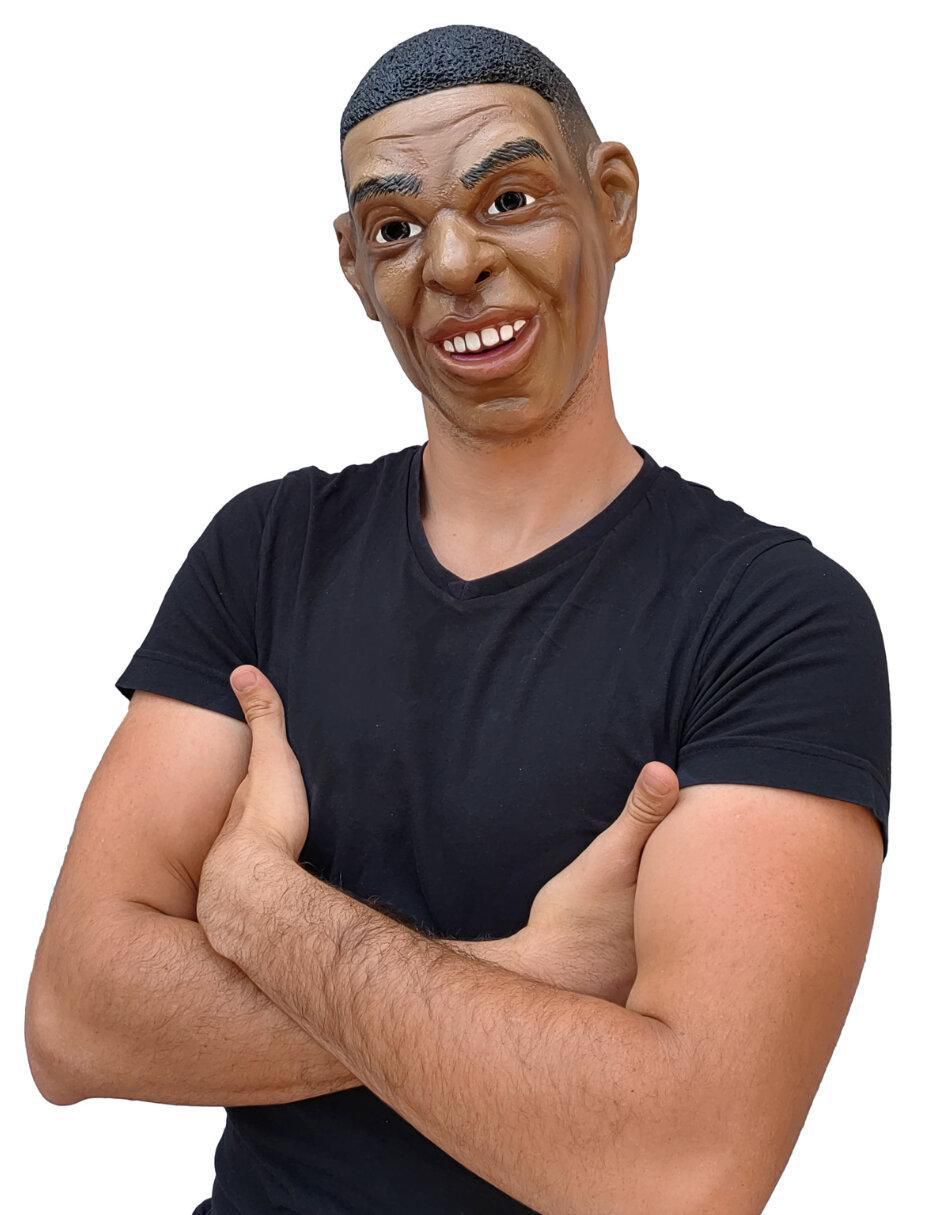 Máscara para disfraz de Futbolista Mbappé Famous People 2