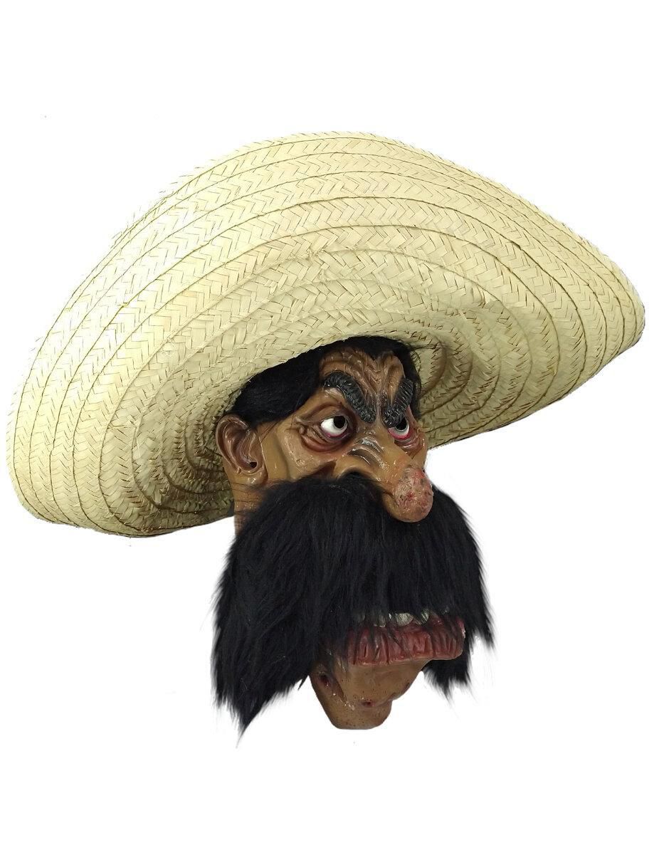 Máscara para disfraz de Emiliano Zapata Humor Máscara para disfraz de Emiliano Zapata Humor