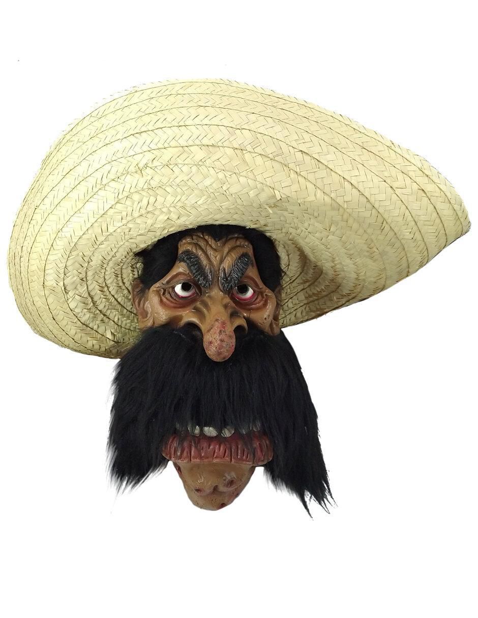 Máscara para disfraz de Emiliano Zapata Humor 3
