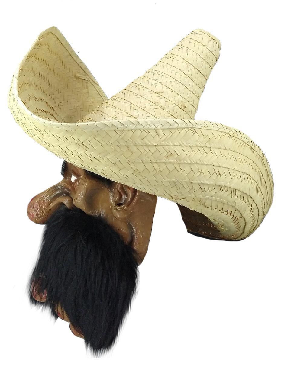 Máscara para disfraz de Emiliano Zapata Humor 6