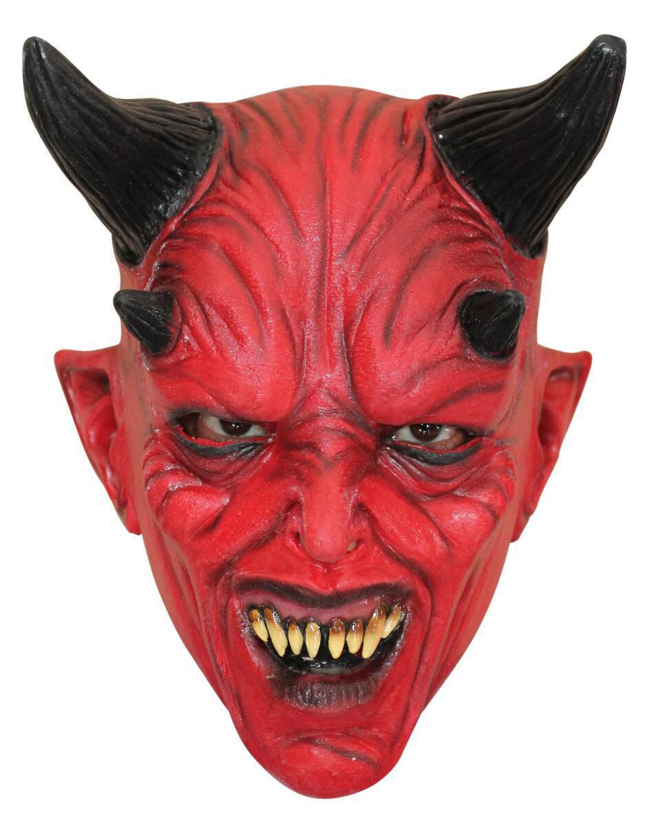 Máscara para disfraz de demonio con cuernos Junior masks Máscara para disfraz de demonio con cuernos Junior masks