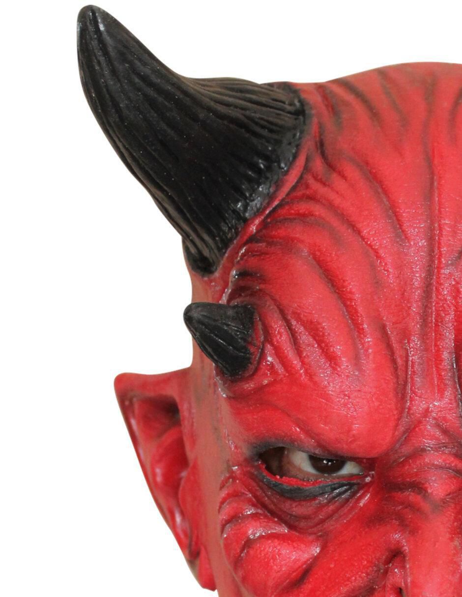 Máscara para disfraz de demonio con cuernos Junior masks 2