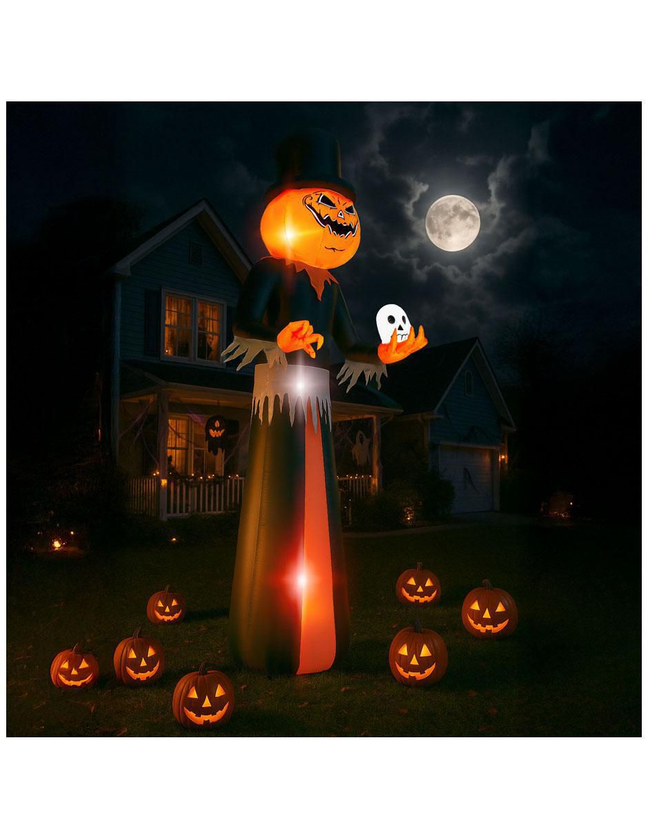 Inflable decorativo forma de calabaza 4
