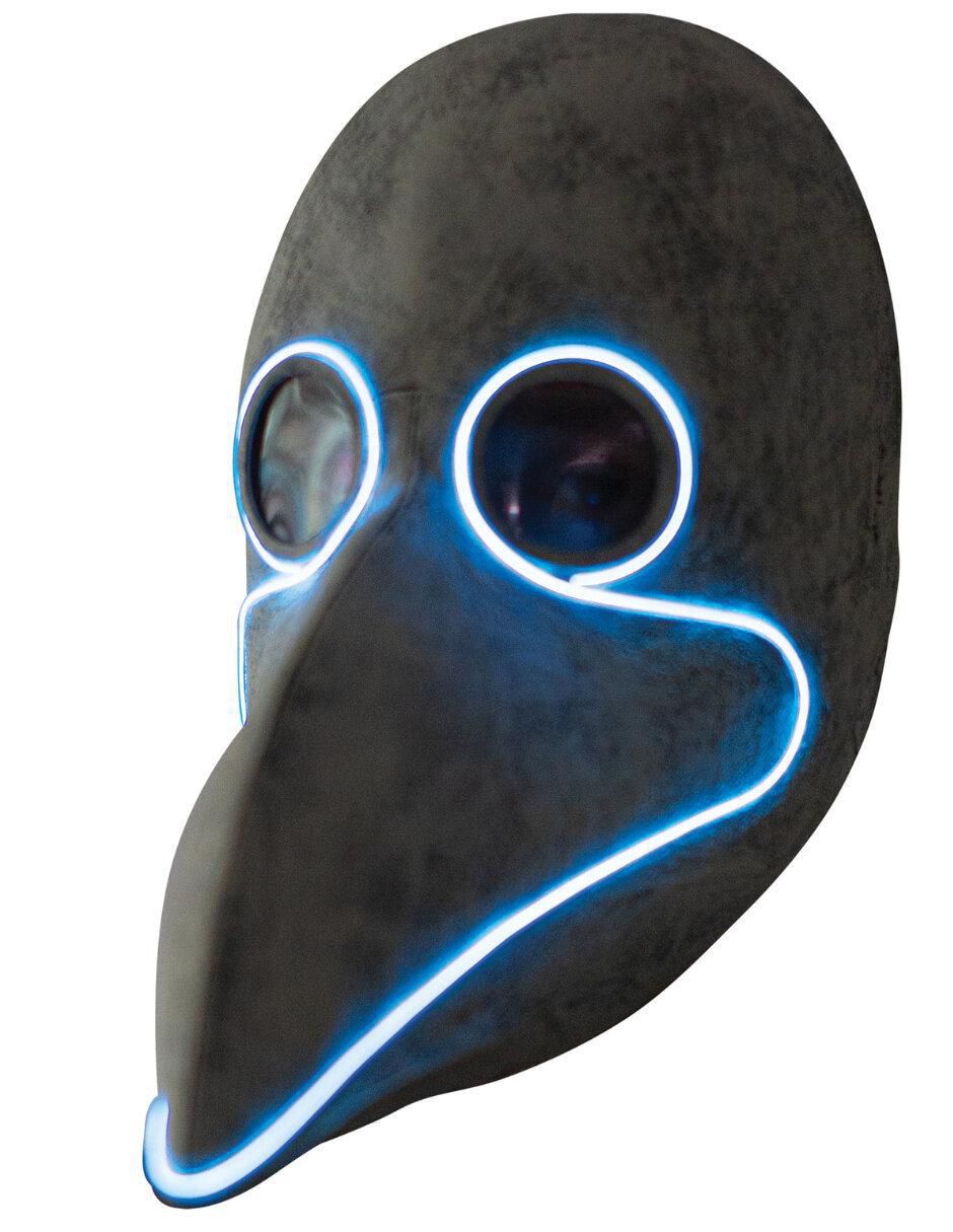 Máscara para disfraz de doctor peste led Junior masks