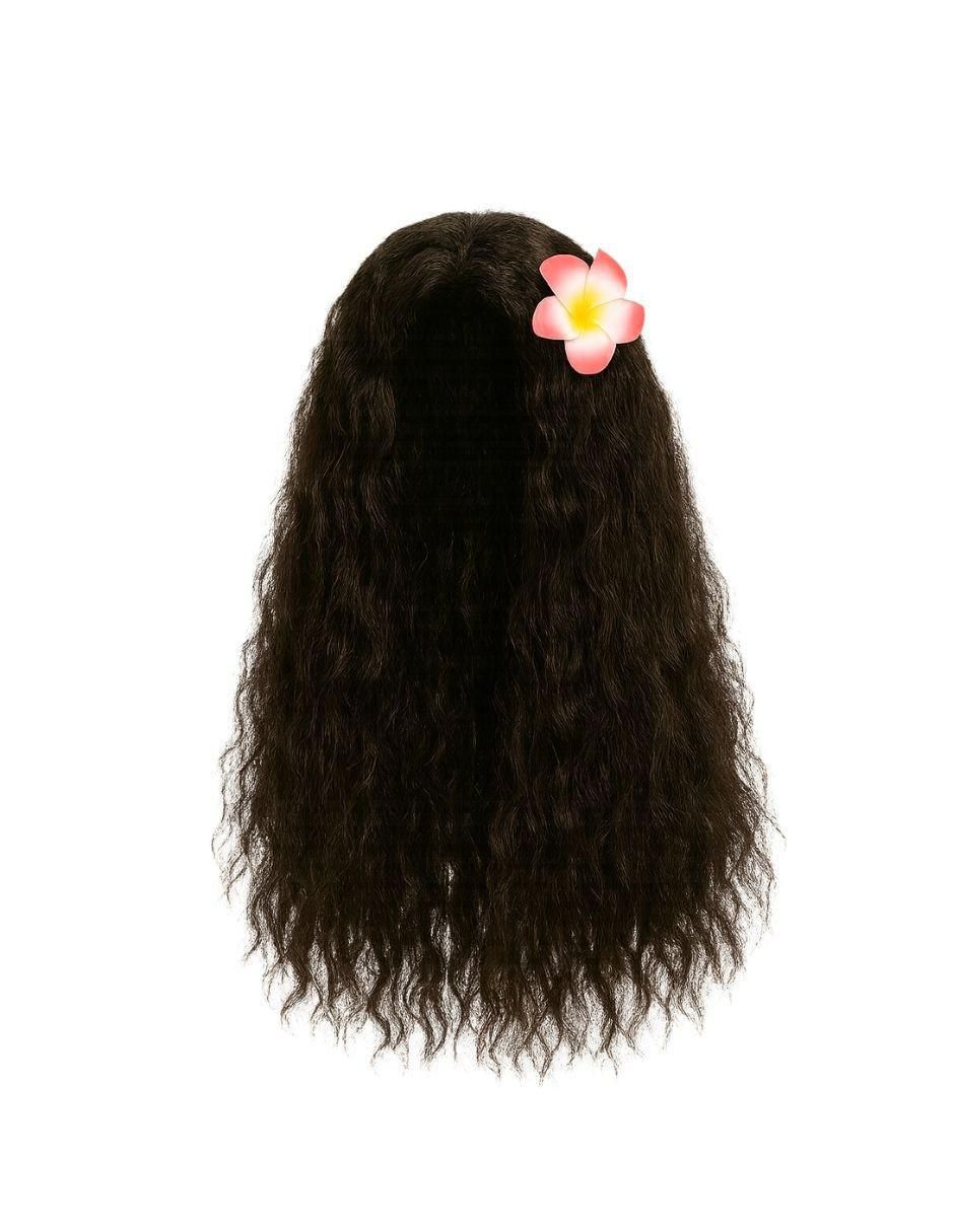 Peluca para disfraz Moana