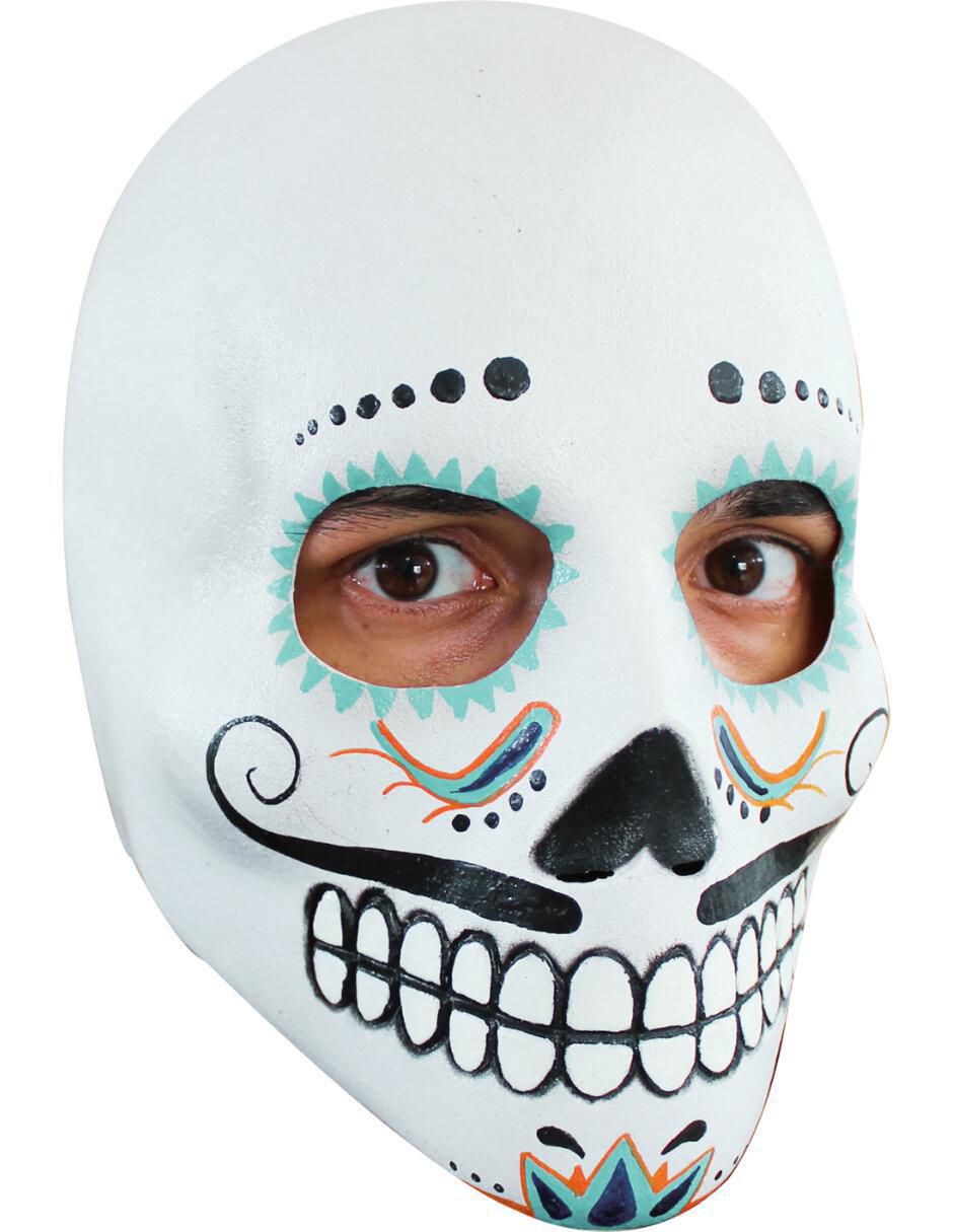 Máscara para disfraz de El catrin deluxe Day of the dead Máscara para disfraz de El catrin deluxe Day of the dead