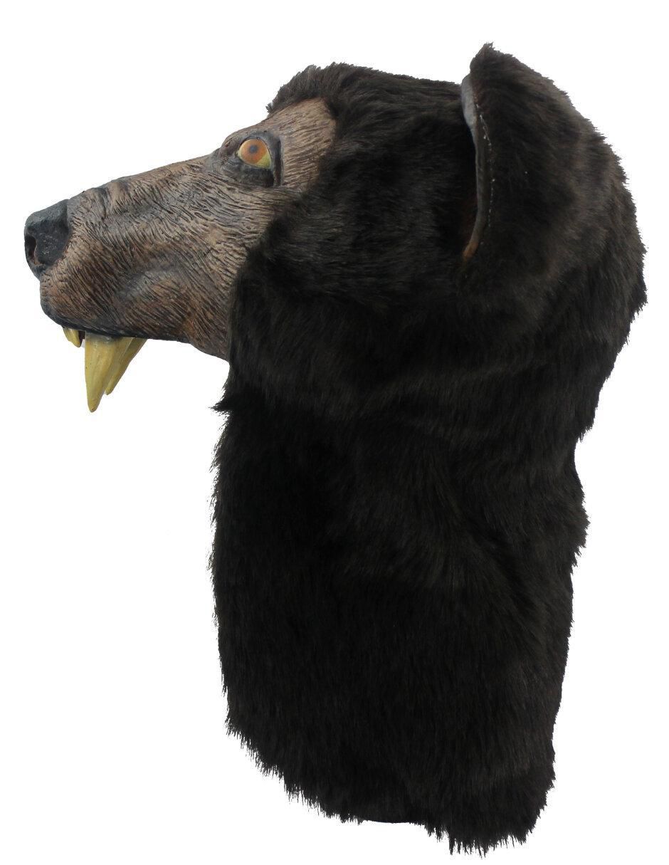 Casco para disfraz de animal oso salvaje 5
