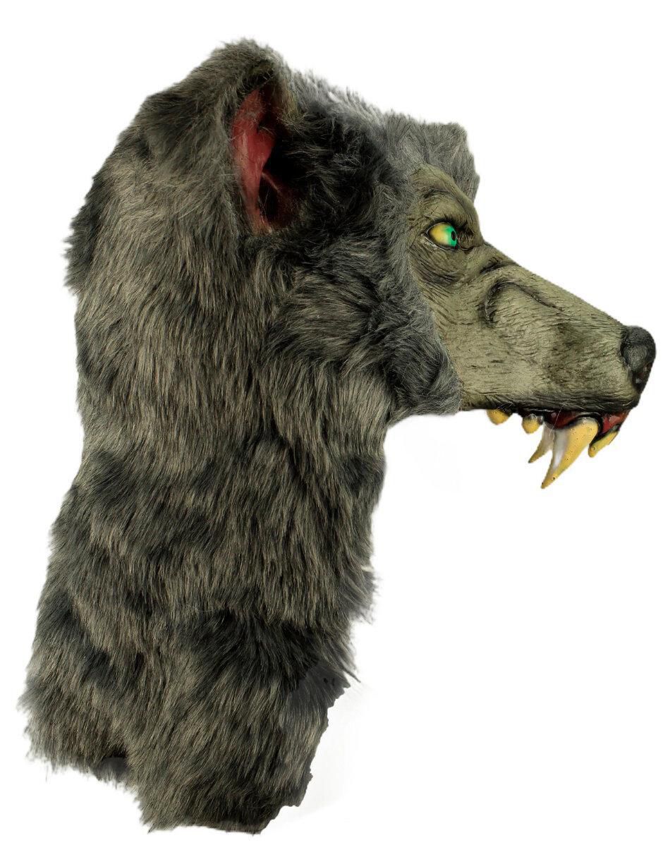 Casco para disfraz de cazador lobo salvaje 3
