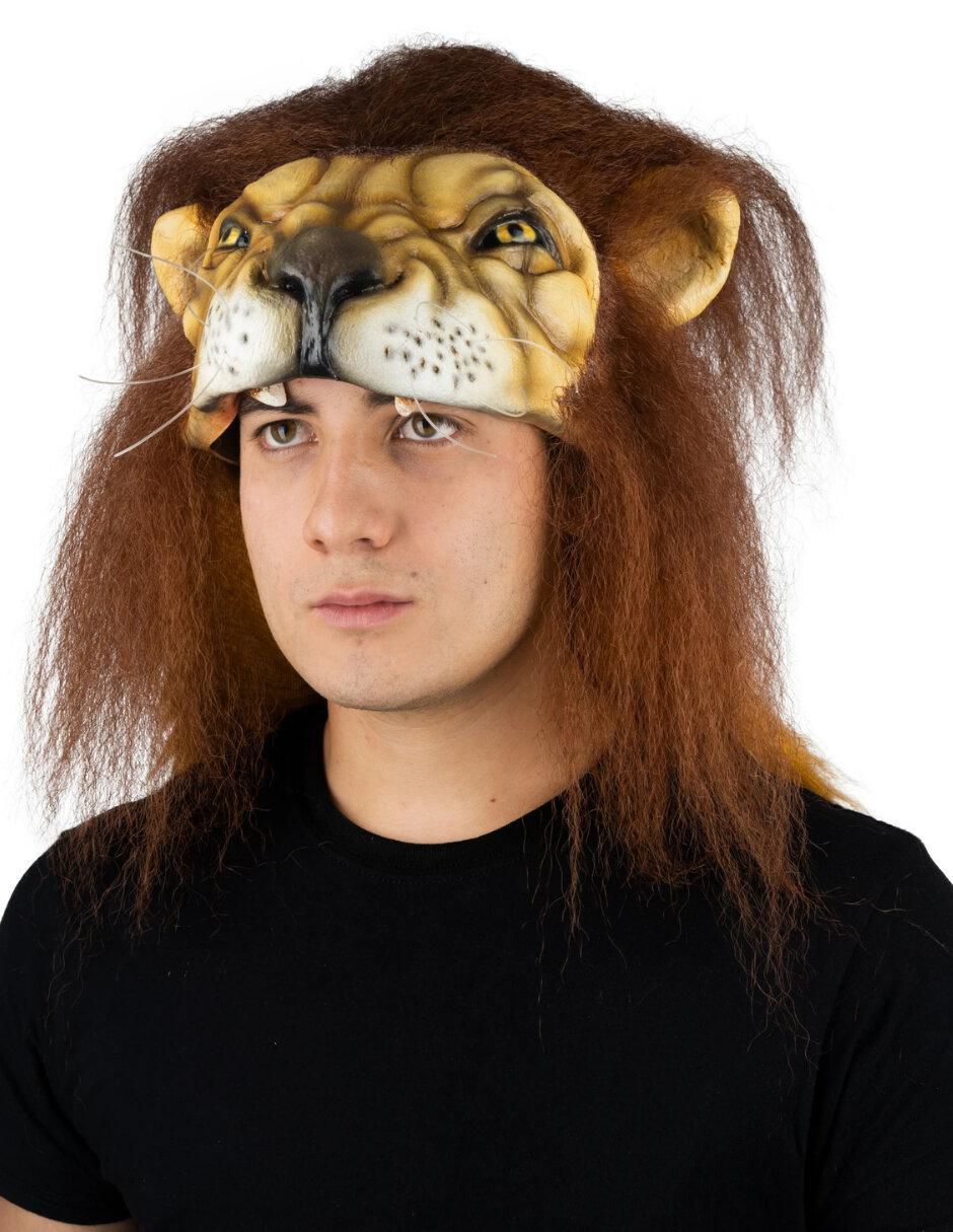Casco para disfraz de gran cazador de leones 3