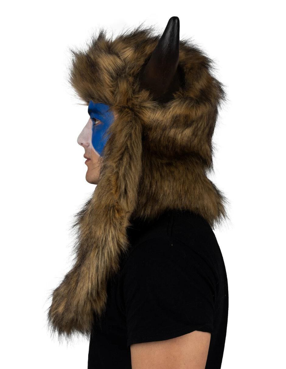 Casco para disfraz de chamán oscuro ritual 3