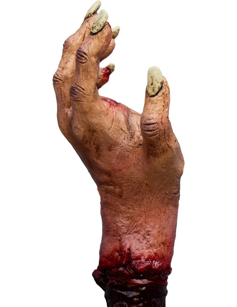 Bastón para disfraz de mano grotesca zombie 3