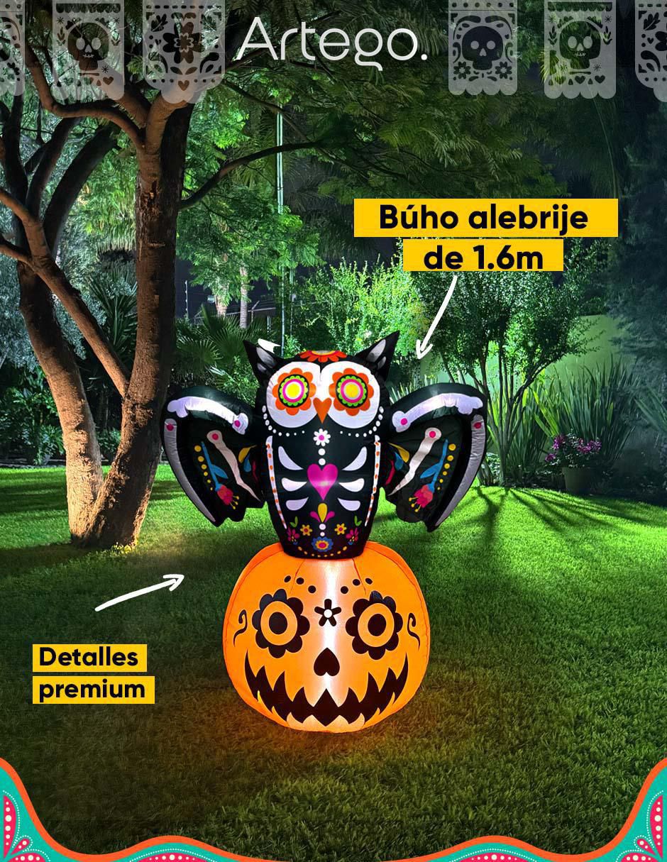 Inflable decorativo forma de calabaza 2