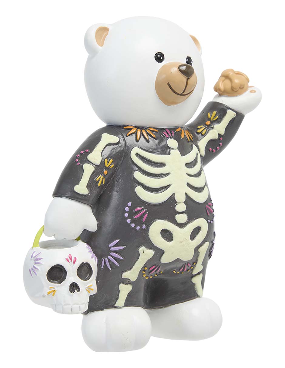 Figura decorativa de Halloween con forma de Bolo esqueleto 2