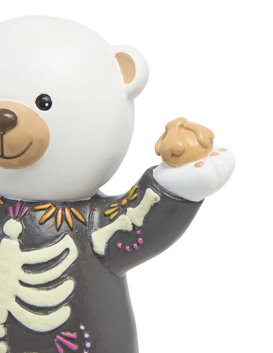 Figura decorativa de Halloween con forma de Bolo esqueleto 4