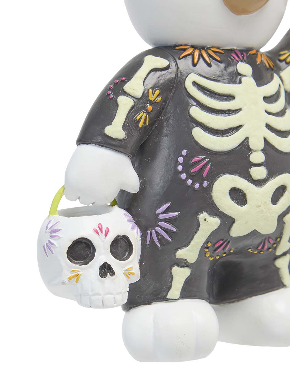 Figura decorativa de Halloween con forma de Bolo esqueleto 5