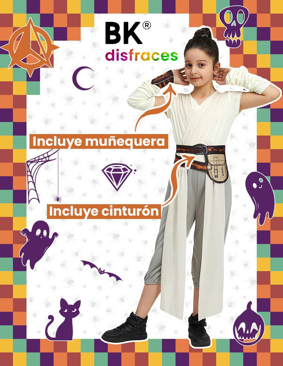Disfraz Exploradora Jade Espacio Estelar Wars para niña 8