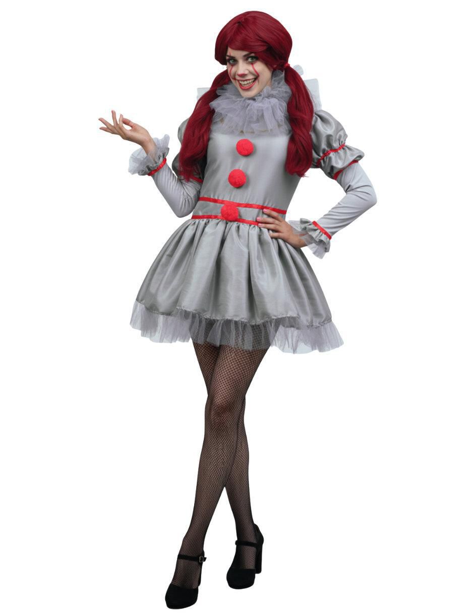 Disfraz de payaso Pennywise para mujer Disfraz de payaso Pennywise para mujer