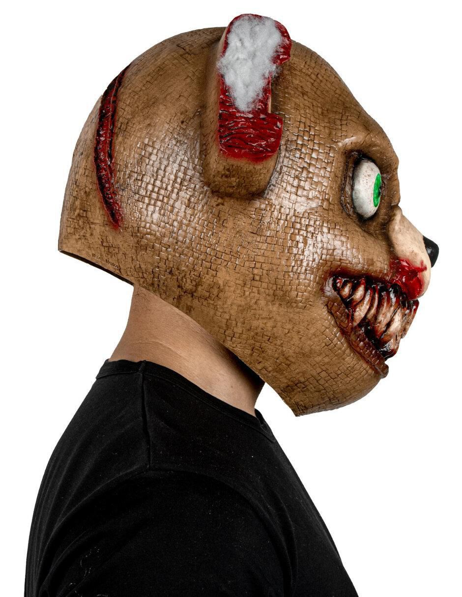 Máscara para disfraz de Oso terrorífico Smile Bear Creepy 5