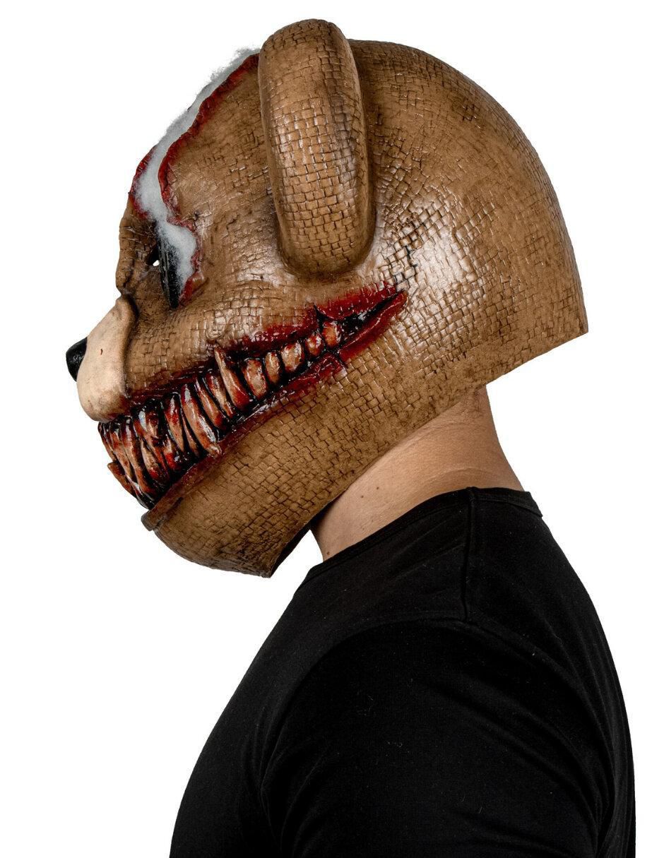 Máscara para disfraz de Oso terrorífico Smile Bear Creepy 6