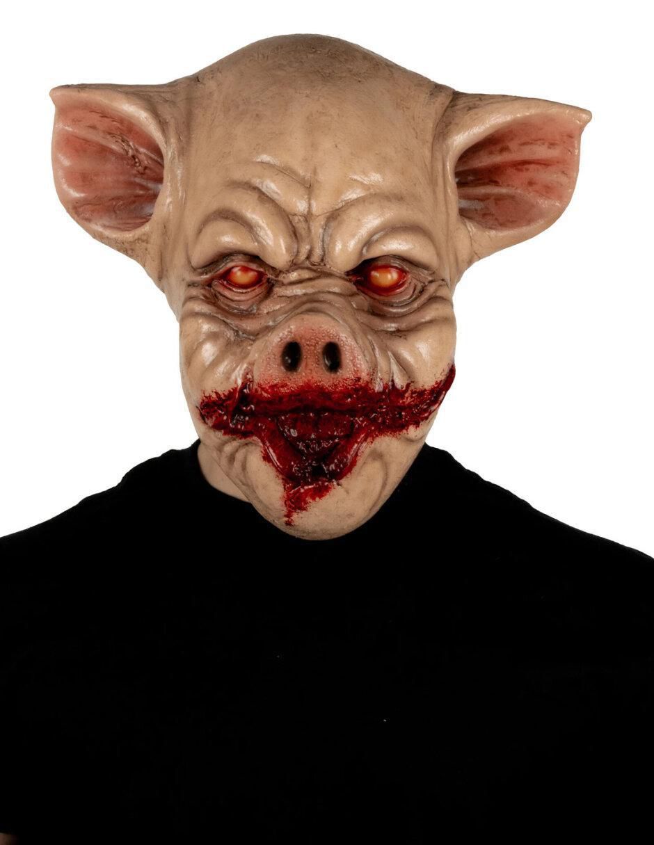 Máscara para disfraz de Cerdo sesino Creppy 2